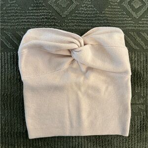 Amazon knit strapless top